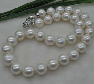 Pendant Necklaces Luxury Natural Rare White 13- 15mm Round Kasumi Pearl Necklace 18"Pendant