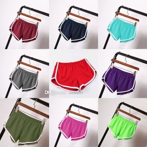 Summer Sports Shorts Womens Leggings Home Casual Solid Fashion Yoga Beach Pants Candy Color Hot Pants