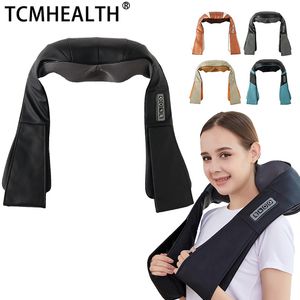 Back Shoulder and Neck Massager with Heat Deep Tissue Kneading Pillow for Back Pain Electric Full Body Relieve Foot Leg Muscle