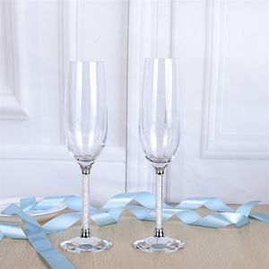 Бодум пить стеклянный свадебный шампанский бокалы для вечеринки для вечеринки пузырьковый винный коктейль -чашка тульпа