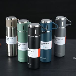 Bottiglia d'acqua a doppio strato da 500 ml Nave oceanica Thermos sottovuoto in acciaio inossidabile Uomo Viaggio d'affari Bottiglie per bicchieri BBE13464