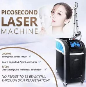 Kraftfull Tatueringar Removal Laser med 450 PS Skin Föryngring Maskin Los Angeles Riverside Ökad kollagen Justerbar Spot Storlek Skönhetsmaskiner