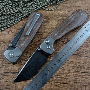 TWOSUN Knife Automatic New Blacken D2 Blade Fast Open Folding Knives TS175 Titanium Linen Handle Hunting Survival Utility Pocket EDC Tools