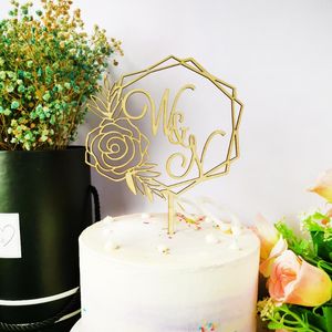 Другие мероприятия поставляют индивидуальные мистер и миссис инициалы свадебный торт, пара топпер для юбилейного деревенского венка Золотое зеркало декотер