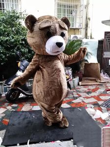 Factory Direct Sale Teddy Bear Mascot Kostym Toppkvalitet Tecknad Fett Bär Anime Tema Karaktär Jul Karneval Party Kostymer