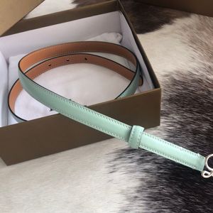 العلامة التجارية الإسبانية Lof We Belt for Women Width 1.5cm Lady Belts Luxury Calfskin Fake One Lost Ten Tentanium Steel Belt Boxle Replica