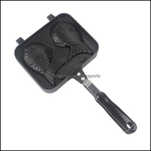 Bakning Mods Bakeware Kitchen Dining Bar Home Garden Taiyaki Mod Waffle Diy Biscuit Cake Double Fish Drop Delivery 2021 RCLCO