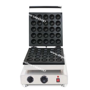 Ticari Kullanım Yapışmaz 110 V 220 V Elektrikli 25 adet 5 cm Çörek Topu Waffle Makinesi Makinesi Baker Demir