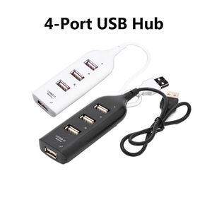 Hubs Mini USB Hub 2.0 Adaptador de 4 portas de alta velocidade de alta velocidade para PC notebook PC notebook Acessórios de computadores