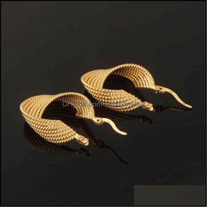 Charmörhängen smycken etlyn kvinnor romantisk etiopisk/nigeria/kenya/ghana afrikansk klipp guld färg mode e9 droppleverans 2021 aqxv1