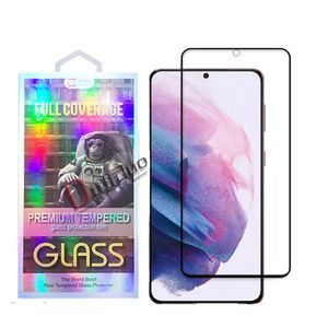 Proteggi schermo in vetro temperato 3D Cuvred Edge Full Cover per Samsung Galaxy S22 S21 S20 note20 Ultra S10 S9 S8 Plus Note8 note9 note 10 20 8 9 Film in confezione al dettaglio all'ingrosso