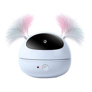 Elektryczny laserowy kot Interactive Toy Auto Rotating Robot Drocząc Inteligentne Pet Soplasy 220510