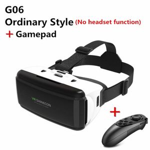 Ingrosso Virtual Virtual Reality Virtual Glasses 3D STREO VR Casco auricolare cartone VR per il rocker wireless per smartphone Android iOS
