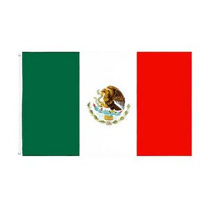 DHL MX MEX Mexicanos Bandiera messicana del Messico 3x5 Fts 90x150 cm Decorazioni per striscioni per giardino domestico sxa23