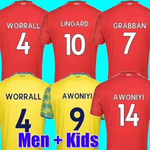 2223 Nottinghams Grabban Soccer Jerseys Johnson Surridge 2022 2023 Home Awoniyi Ameobi Morsen Krovinovic Zinckernagel Lingard Football Shirt Men Kids