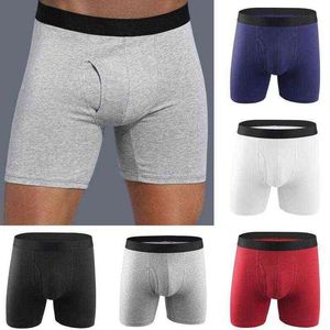 High Quality Comfortable Men Cotton Underwear Boxer Men Breathable Underpants Fashion Trunk Male Panties Boxershorts G220419