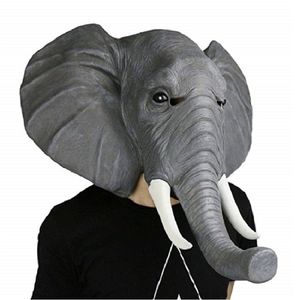 Party Masks Halloween Animal Costume Elephant Mask African for Face Fashion Masquerade Cosplay Party 220826