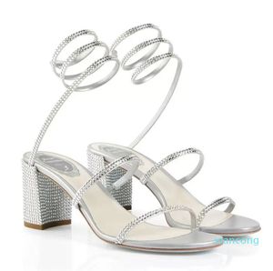 22S Summer Fashion Brand Cleo Sandals Элегантные женские свадебные свадебные платья высокие каблуки женская обувь хрустальное кружев