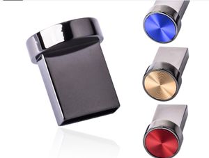 Waterproof USB Stick Fashion TYPE-C Mini Metal button USB Flash Drive Mobile storage disk 64GB Pen personal memory