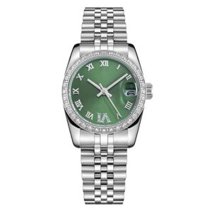 Womens Watch Luxury High Quality Watch Designer Watch Size 31mm 28mm Quartz 904L rostfritt stål armband Diamond Bezel Premium Waterproof Luminous Watch