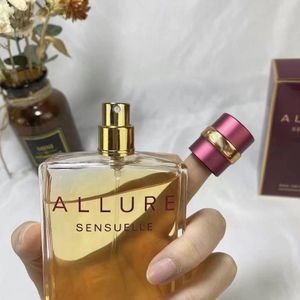 チャームファッション女性贅沢な贅沢スプレーアリュールセンセル100ml EDP香水セクシーなフレグランス香水男性香水