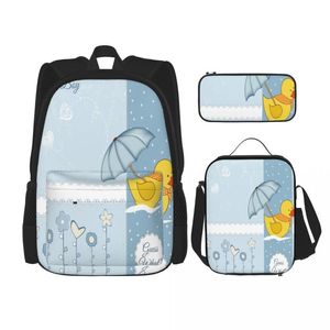 Wholesale cute baby books for sale - Group buy Backpack School Bags For Teenagers Cute Duck Baby Set Rucksack Bagpack Kids Book
