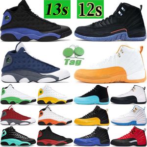 Top Mens Basketball Shoes Jumpman 13 13s Hyper Royal Flint Chicago 12 12s High OG Utility Indigo University Gold Taxi Playoff Men Dames sport sneakers Trainers Run