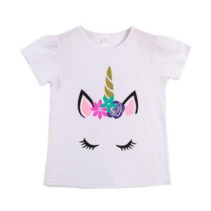 Children Dinosaur T shirts Summer Cartoon Printed Girls Tees Kids Tops Short sleeve Clothes 220620
