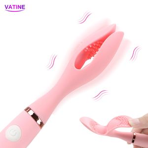 Morsetto Vibratore Capezzolo Stimolatore del clitoride Massaggiatore Giocattoli sexy per le donne Dildo Plug anale Macchina flessibile Masturbazione femminile Negozio