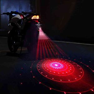 Wholesale led rear tail lights motorcycle for sale - Group buy Motorcycle Accessories LED Colored Burst Flash Pattern Laser Spotlights Rear End Collision Warning Fog Rear Tail Lights