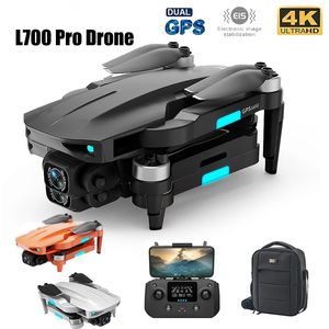 L700 Pro GPS FPV 1,2 км дрон 4K Professional Dual HD -камера аэрофотосъемка безмолвные моторные складные квадрокоптер игрушки