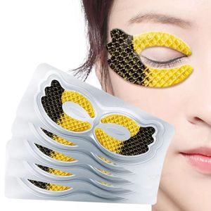 Maschera per gli occhi in cristallo a forma di farfalla Bende per gli occhi idratanti Occhiaie antietà Acne per la cura della pelle degli occhi