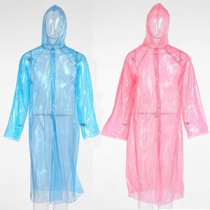 Adult Raincoats, Disposable, 2024 Outdoor Travel, Portable, Waterproof, Scenic Spot Drifting, Windproof, Blue