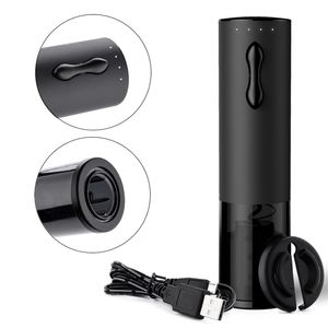 Abridor de vinho elétrico automático USB Kit de abridor de garrafa de garrafa de saca