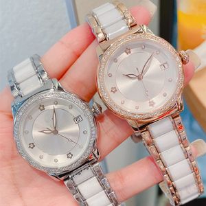 Fashion Women's Watch 35mm316 Rostfritt stål Case Ceramic Belt Mechanical Movement Sapphire Crystal Mirror Anti-Scratch Waterproof Diamond Designer Watchs 2022