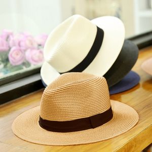 Hat de Sombra da praia feminina Chapéus de proteção solar masculino Mulheres largura Men Caps de palha Mulher sunhat homem sunhats 2022 Acessórios de moda