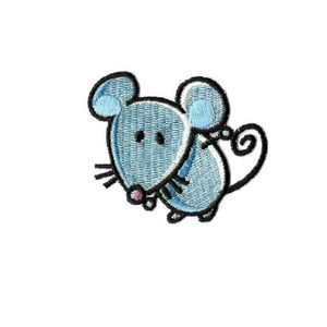 縫製の概念動物刺繍鉄パッチのマウス漫画のパッチ子供服バッグ帽子バッジ