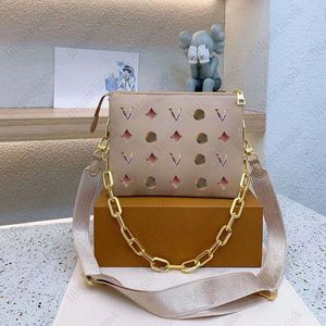 2022 Designer Bags Luxurys Crossbody Chain Shoulder Bag Couss Handbags Fashion Forward Women Message Bags Top Quality Purse Wallet