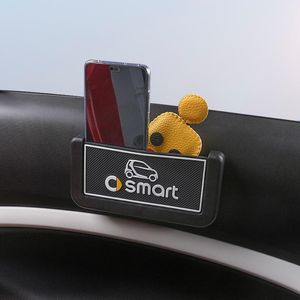 Car Organizer Door Sticky Storage Box Mobile Phone Card Tidying For Smart 450 451 453 Fortwo Forfour Accessories Interior