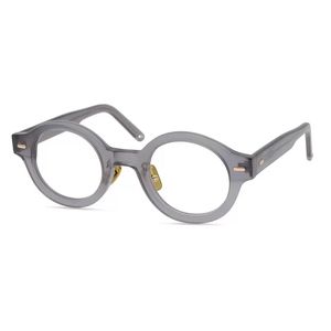 Men Optical Glasses Eyeglass Frames Brand Retro Women Round Spectacle Frame Pure Titanium Nose Pad Myopia Eyewear with Glasses Case