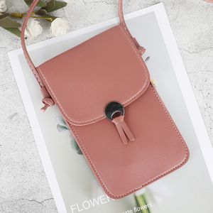 Mini-Taschen, transparent, Touchscreen, Retro, einfache Handytasche, Damen-Kette, Messenger-Taschen, kleine Umhängetasche mit Klappe