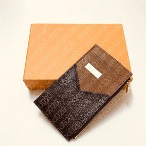 Wholesale credit card holder zip for sale - Group buy COIN CARD HOLDER N64038 Womens Mens Designer Fashion Zipped Pocket Luxury Wallet Coins Credit Cards Case Brown Monogrammed Plaid C300l