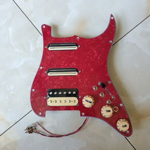 Sällsynt multifunktionsomkopplare SSH PickGuard Zebra Mini Humbucker Pickups Alnico 5 Pickups 3 Single Cut Toggle Function