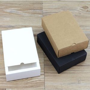 Gift Wrap Pcs Square White Handmade Candy Soap Box Jewelry Black Packing Boxes Wedding Birthday Party Gifts Packaging SuppliesGift