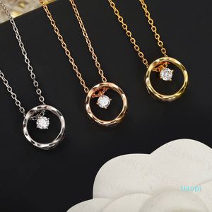 2022 new Fashion Pendant Necklaces for Woman Classic Exquisite Jewelry Elegant Lady Luxury Necklace 3 Color High Quality