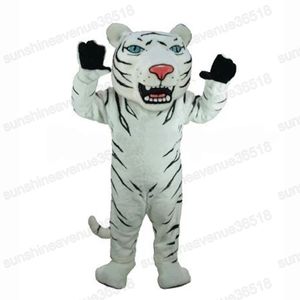 Halloween-Tiger-Maskottchen-Kostüm, hochwertiges Tiermotiv, Charakter, Karneval, Unisex, Erwachsene, Outfit, Weihnachtsparty, Spiel, Anziehkostüm