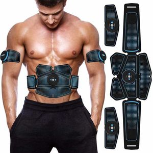 Estimulador muscular abdominal Abs Muscle Toner EMS Toning Belts Body Fitness Trainer Workout Home Gym Máquina Eletroestimulação 220408