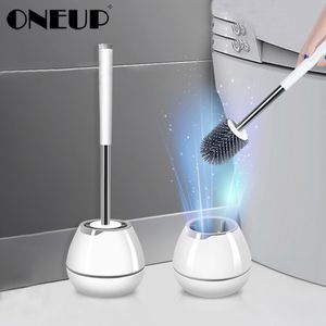 Silicone TPR Toilet Brush Wall-mounted Cleaning For Bathroom Household Product Accessories 220511