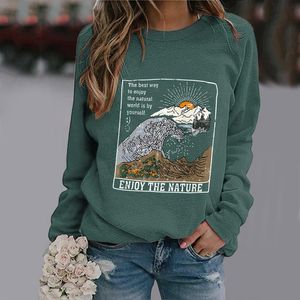 Sudaderas con capucha para mujer, sudaderas con capucha para mujer, suéter informal con cremallera completa, Tops, cuello redondo, sudadera holgada con capucha, sudadera de manga larga para mujer grande