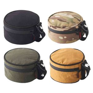 Sierra Cup Storage Bag Hand-Held Waterproof Barbecue Tableware with Hooks Holder Carrier for Backpacking Camping Hiking BBQ Y220524